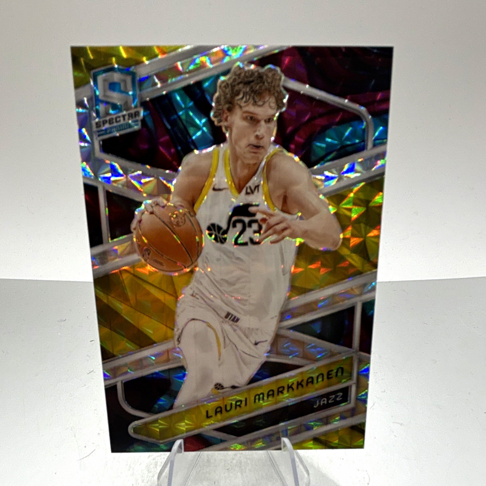 Panini 2023-24 Spectra Lauri Markkanen Utah Jazz #25 Interstellar Prizm /99