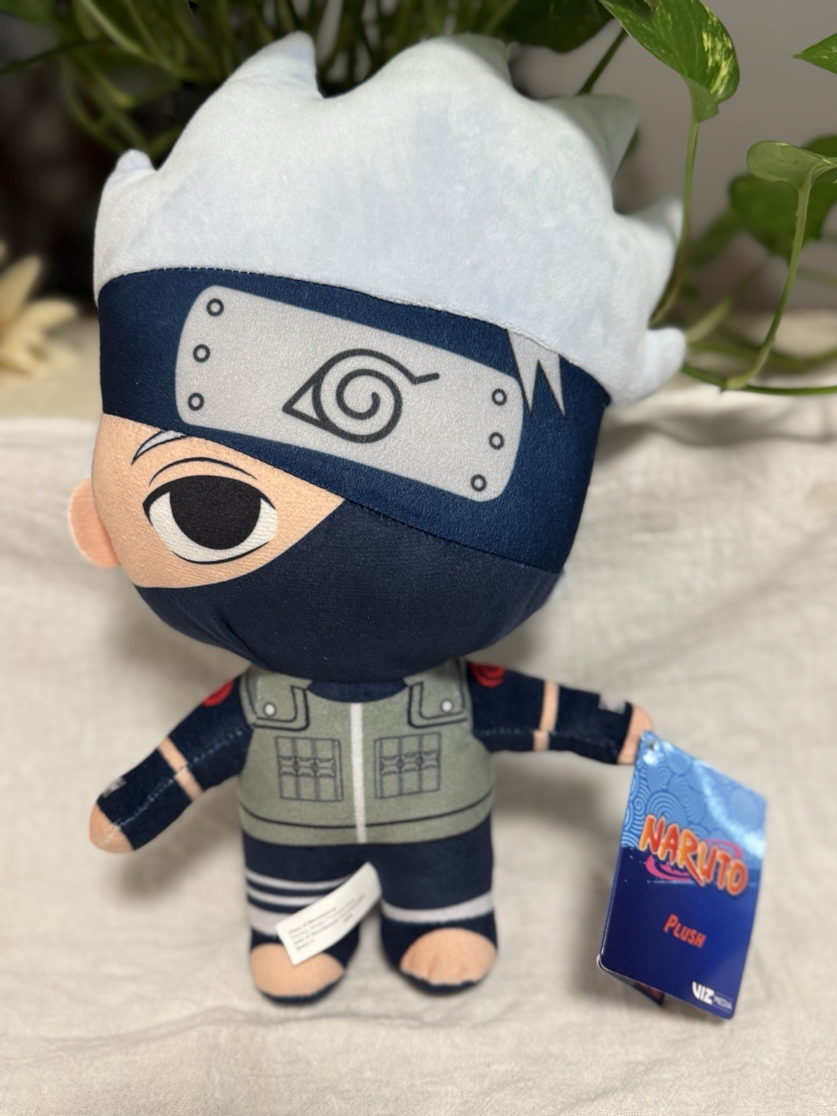 Kakashi Hatake Naruto Shippuden Plush Toy12 inch New w/tag Official Plushie