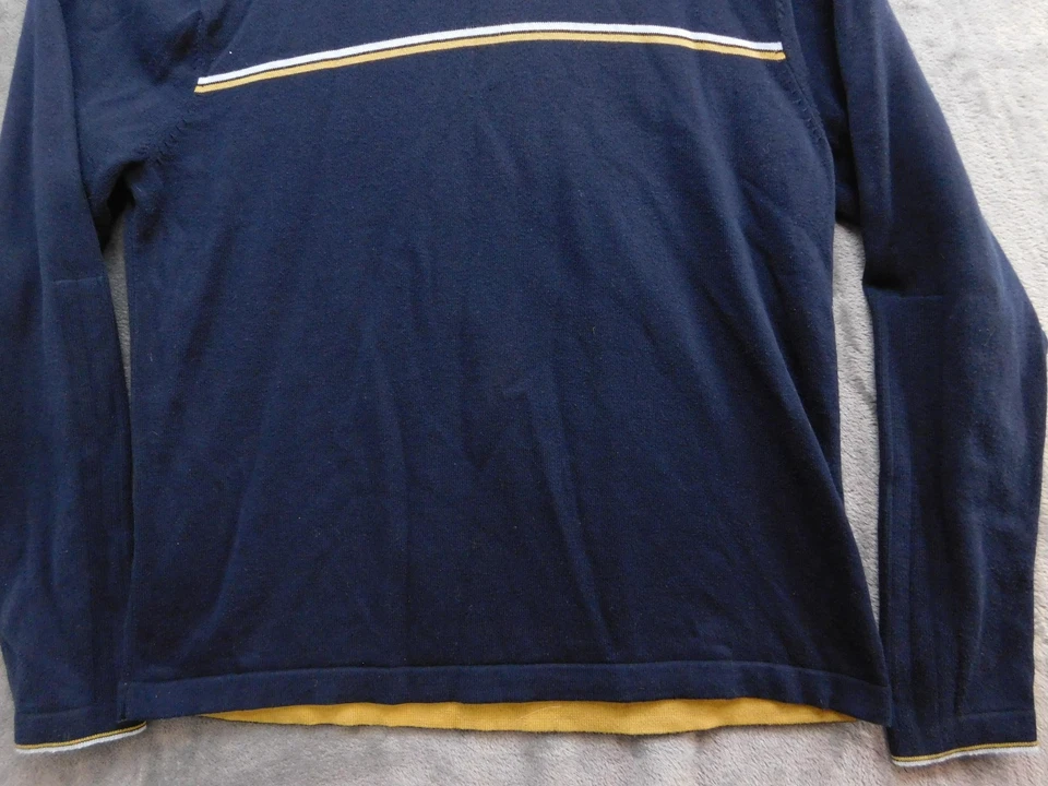 Quiksilver свитер мужской средний пуловер коньков серфер в полоску винтажный стиль - Изображение 3 из 4