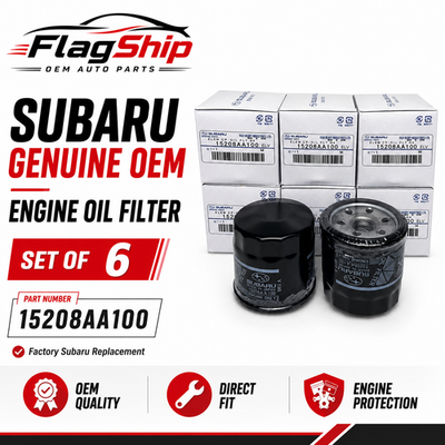 #ad Subaru Genuine OEM Factory Oil Filter 15208AA100 Set of 6 For WRX STI Forester $38.80