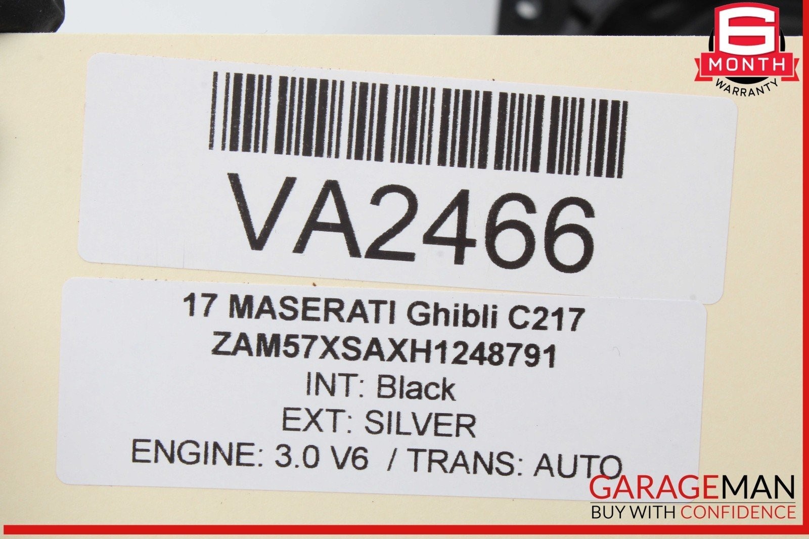 14-17 Maserati Ghibli Front or Rear Right and Left Side Door Audio Sound Speaker