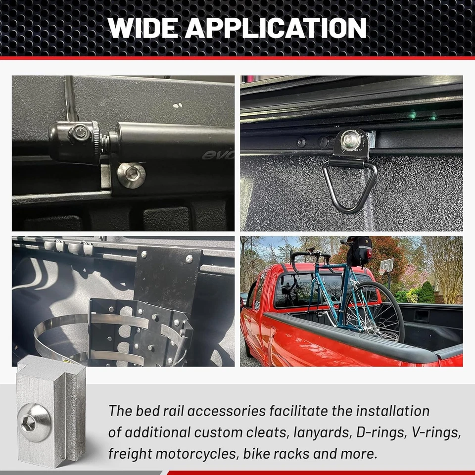 Truck Bed Tie Down Rail Nut Utili-Track Slide Block Fits Nissan Titan & Frontier - Image 4 of 4