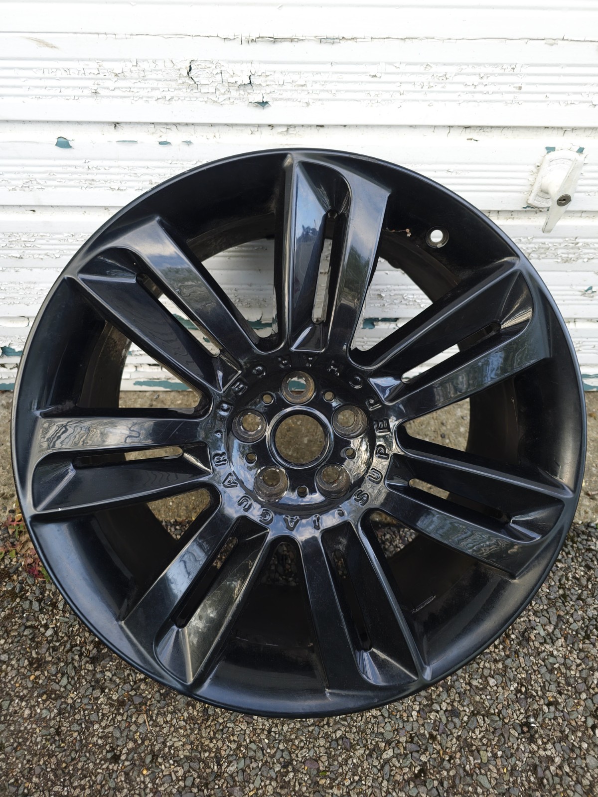 Jaguar XF Nevis 20 Inch black Rear Wheel