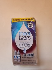 TheraTears Extra Dry Eye Therapy Lubricant Eye Drops Pack of 2 0.5 Fl Oz
