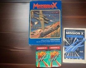 INTELLIVISION 2 GAME LOT MISSION X CIB & SEA BATTLE CIB VGC CLEANED & TESTED
