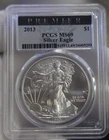 2013 US Silver Eagle $1 PCGS MS69 Premier