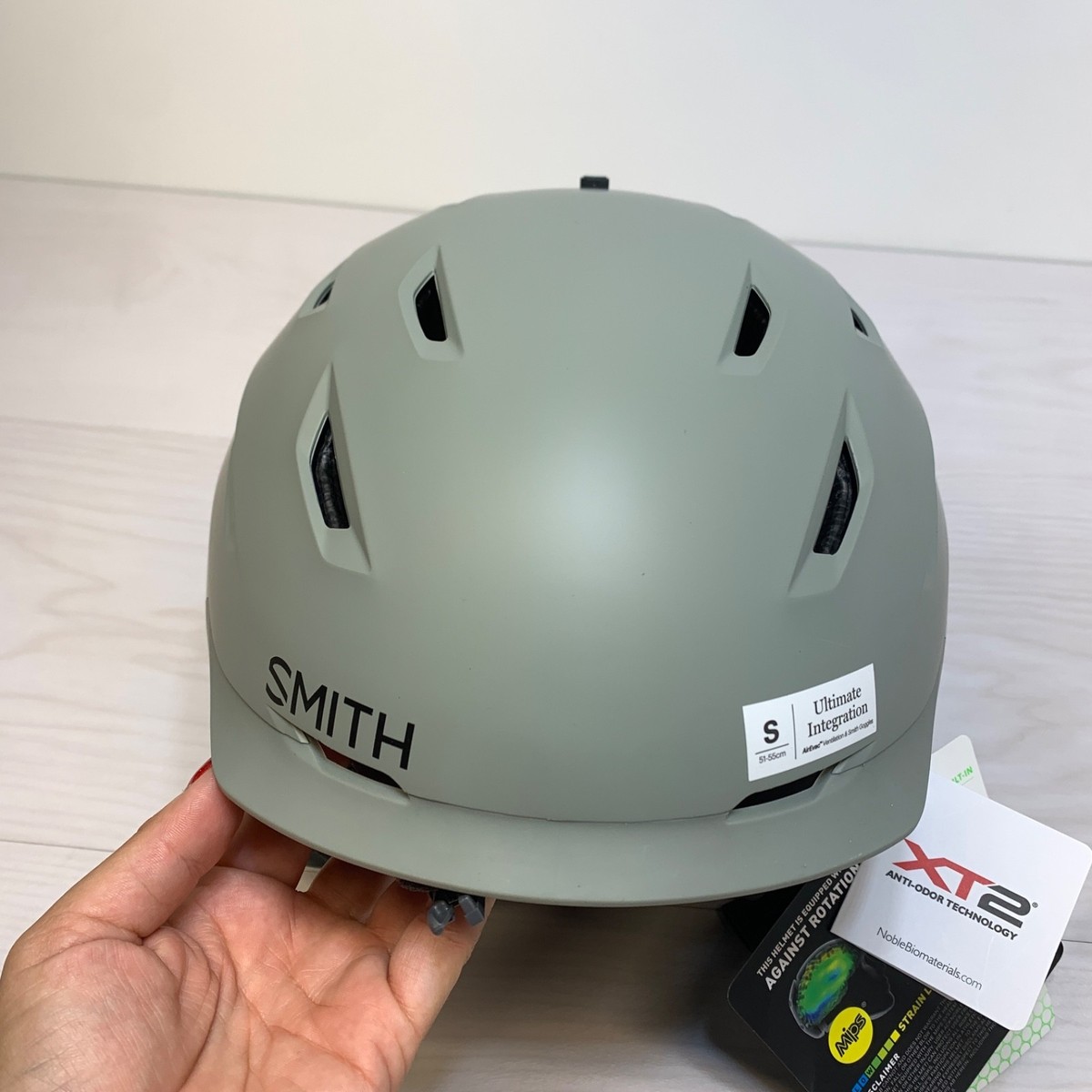 matt cloud grey smith helmet Smith Level MIPS Ski / Snowboard Helmet Adult Smmall 51-55 cm Matte  Cloudgrey