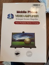 NIB 14 Inch Mobile Phone Screen Magnifier. ABS  Acrylic lens for phones 7 inch 