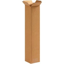 25-Pack Shipping Boxes 4"L x 4"W x 20"H, Cardboard Box for Shipping, Moving