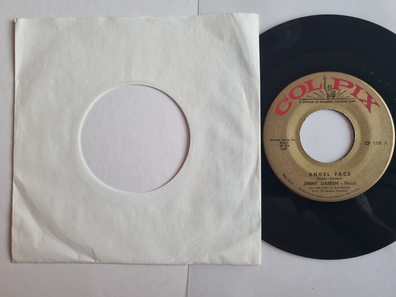 Jimmy Darren - I Don't Wanna Lose Ya 7'' Vinyl US
