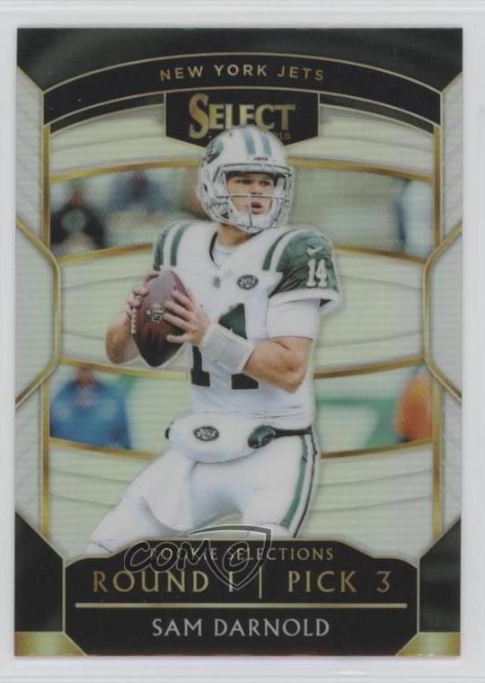 2018 Panini Select Rookie Selections Silver Prizm Sam Darnold #RS-3 RC