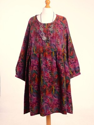 Bella Blue Lagenlook Boho Dress Amazing Plus Quirky Size 22/24 Multi L/XL *NEW*