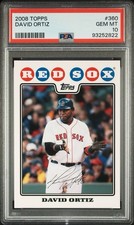 2008 Topps David Ortiz #360 PSA 10 Gem Mint
