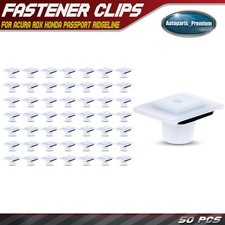 50pcs 10mm Nylon Body Side Moulding Clips W Sealer Retainer For Acura Rdx Honda