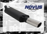 Novus Sportauspuff Gruppe N 1X90Mm Sr-Design Opel Astra G FließHeck 1,6/1,8