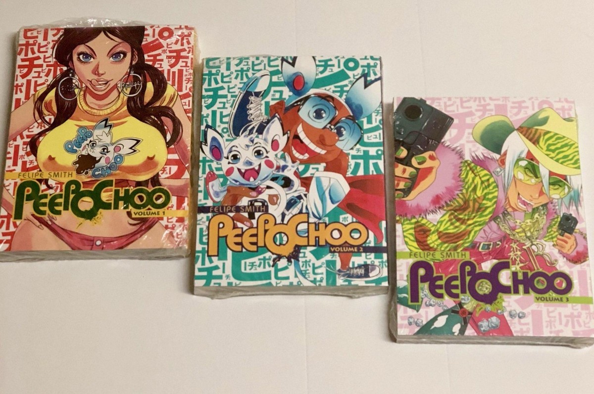 Peepo Choo - Brand New!! Complete Manga, Vol 1-3 Extremely Rare