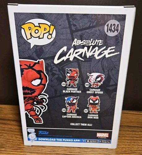 Funko Pop Marvel Carnage Black Panther #1434 con protector - Imagen 4 de 7