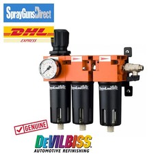 DeVilbiss Breathing Quality 3 Stage Filter Regulator FLRCAC-1. For air fed masks