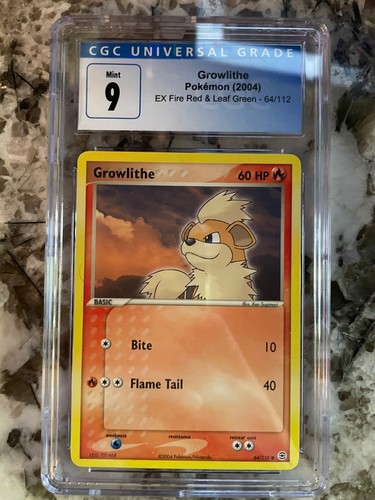 Growlithe graded CGC 9 for sale on eBay