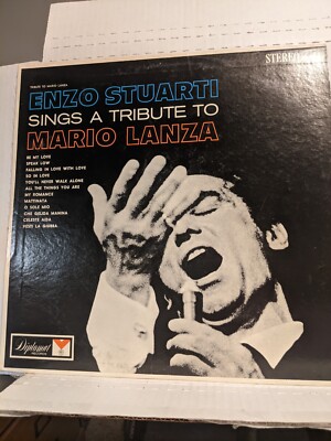 33 LP ~Enzo Stuarti~ A Tribute To Mario Lanza - Diplomat records (EX+)