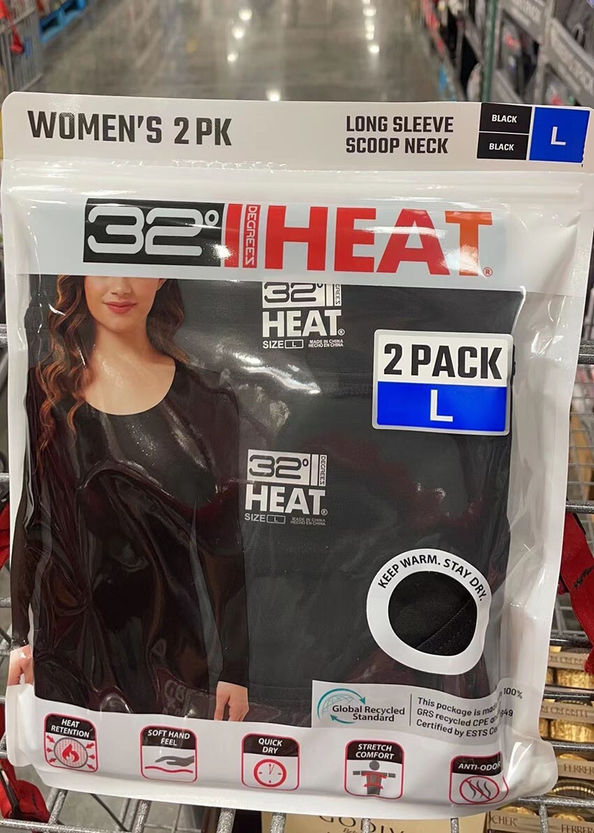 Crew Neck 32 Degree Thermal Costco Costco 32 Heat Thermal