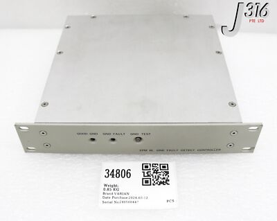34806 VARIAN EPM BL GND FAULT DETECT CONTROLLER E11624770 | eBay