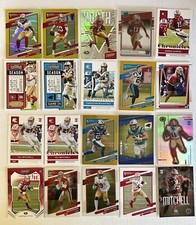 Christian McCaffrey 49ers Lot Panini Gold, Rookie Eli Mitchell, Prizms 2020 A1