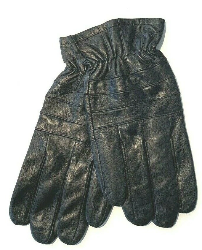 Mens fleece lined leather gloves sale