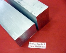 2 Pieces 2" X 3" ALUMINUM 6061 SOLID FLAT BAR 6" long T6511 Extruded Mill Stock