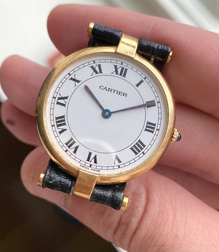 Vintage Cartier Ladies 90s 18K Yellow 