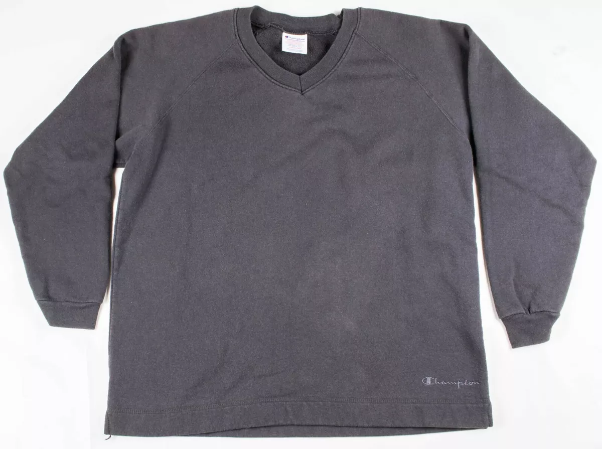 Champion sweater v neck cheap black