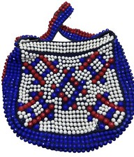 Vintage Roger Van S Beaded Handbag Purse Hippie Retro 1960s Style 11  Hong Kong