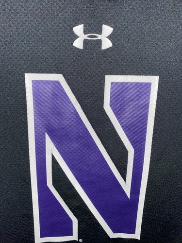 Camicia NORTHWESTERN WILDCATS UNDER ARMOUR COLDGEAR adulto PICCOLO NCAA attrezzatura atletica - Foto 2 di 6