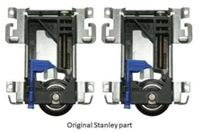 2 x UPGRADED  Spacepro Stanley Sliding Door Bottom Roller 17-4264Y-030