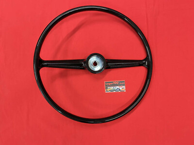 Lenkrad von Flat4 in schwarz für VW Bus T1 55-67 Retro Bulli (9586)
