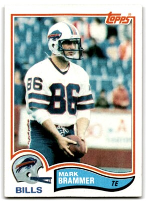 1982 Topps Mark Brammer Buffalo Bills #22