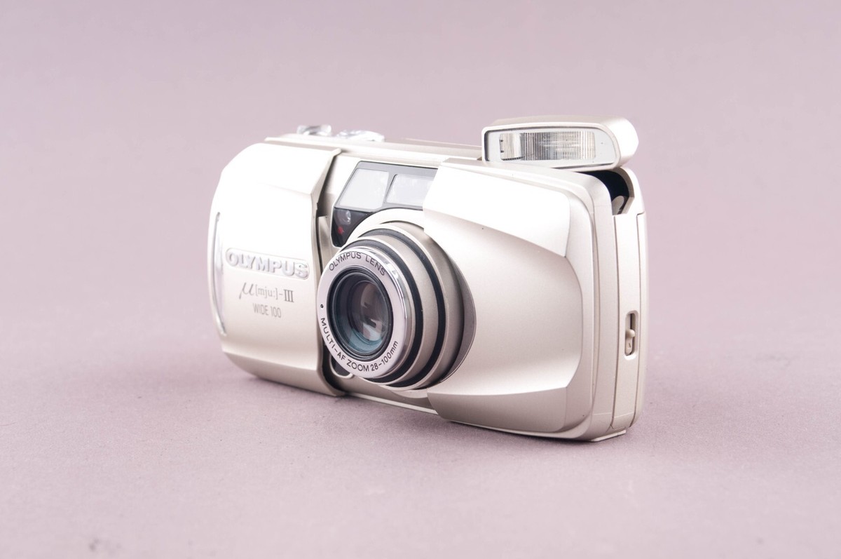 Olympus Mju III Zoom 100 Wide Quartz Date 35mm Point & Shoot Film