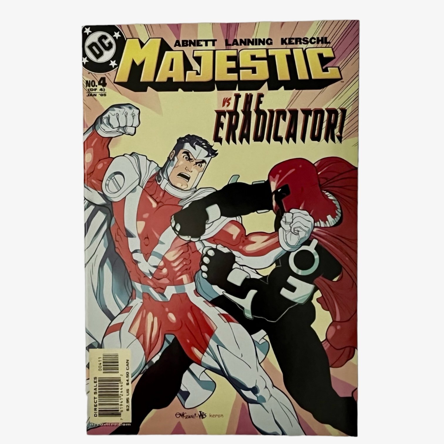 Majestic #4 Direct Edition Cover (2004-2005) DC Comics