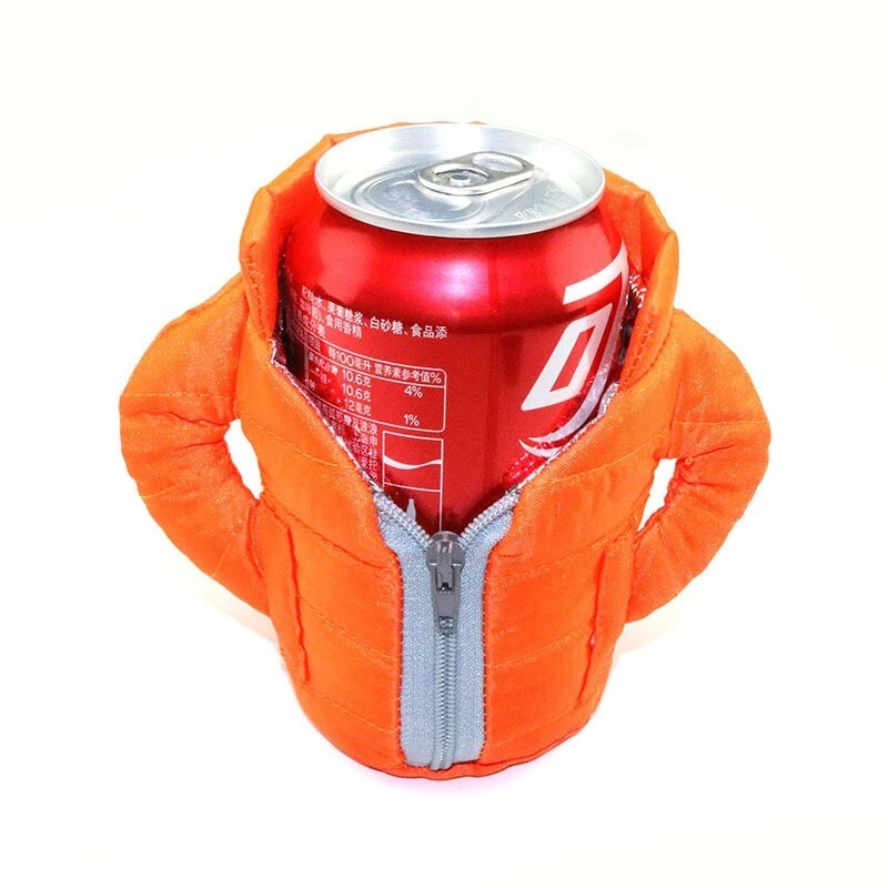 Jacket Cola Beer Jacket Thermal Insulation Beverage Bottle Jacket down - Image 4 of 4