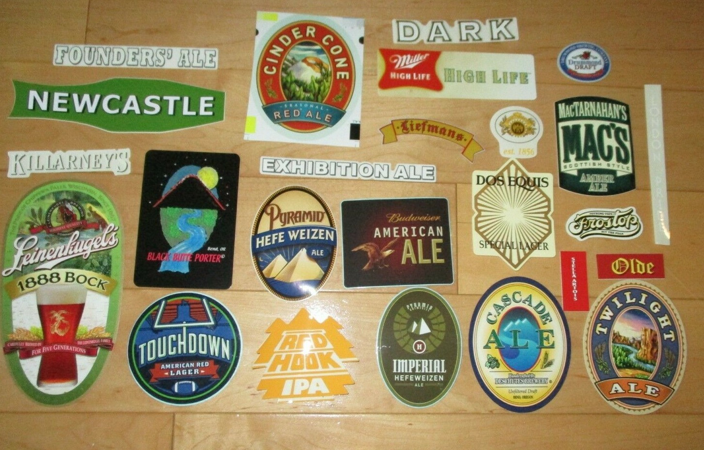 25 BEER STICKER PACK LOT decal craft beer brewing brewery tap handle B6 ...