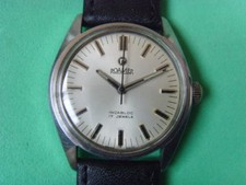 Vintage Swiss ROAMER 17J Mechanical Manual Used Watch