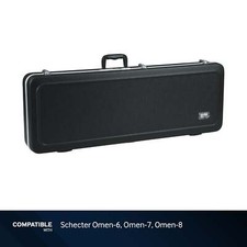 Gator Molded Case with LED Light for Schecter Omen-6, Omen-7, Omen-8 Guitars