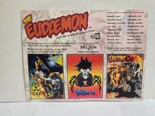 The Eudaemon Uncut Promo Sheet by Press Pass 1993.