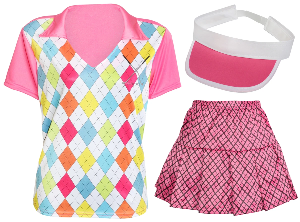 PUB GOLF COSTUME NOVELTY MENS LADIES GOLFER FANCY DRESS SUMMER PARTY BAR CRAWL