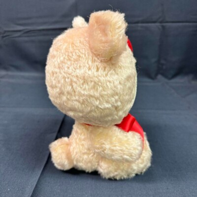 Steiff x Sanrio Plush Toy Hello Kitty Pink Bare 40th Anniversary