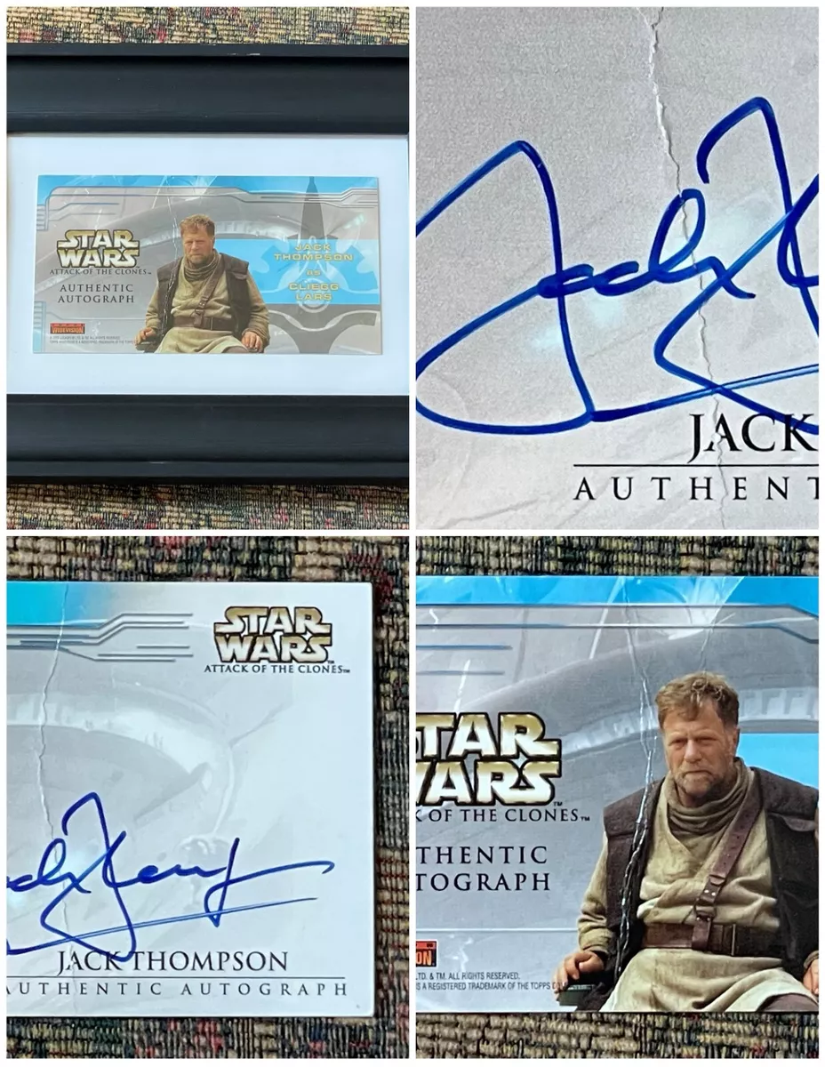 Authentic star wars autographs sale