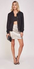 Black Textured Black Thin Jacket Size 16 Party Going Out From Famous Chainstore