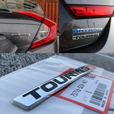 For CIVIC Accord Touring Luggage Trunk Lid Badge Nameplate Emblem Sport