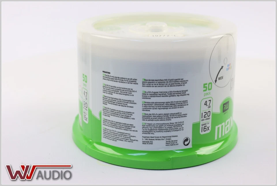 Maxell DVD+R Printable 120 min Video. 50 Pices. - Bild 3 von 4