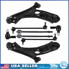 8pc Front Lower Control Arm Tie Rod End Sway Bar For 2012 - 2019 Chevrolet Sonic
